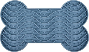 Flamingo Yummy Silicone Bone Lick Pad - Mint Green MEDIUM