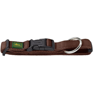 Hunter Vario Plus Dog Collar - Brown M/L
