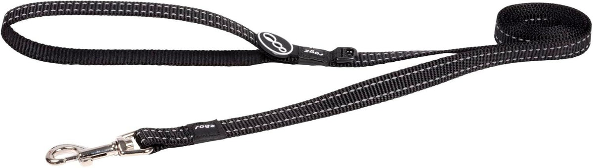 Rogz Utility Reflective Stitching Long Dog Leash - Pink XL (1.8M/6)