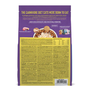 Schesir Born Carnivore Grain Free Oven Baked Dry Food [High-Protein] For Cat - Chicken with Herring & Salmon  1.25kg