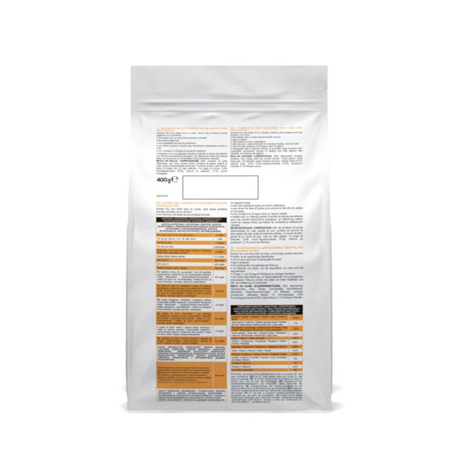 Schesir Cat Dry Food Maintenance with Chicken-Adult[Weight - 400g]