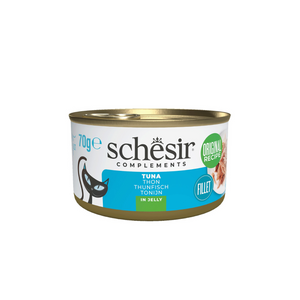 Schesir Complements Cat Wet Food  in Jelly Can- Tuna 70g [MOQ:12pcs]