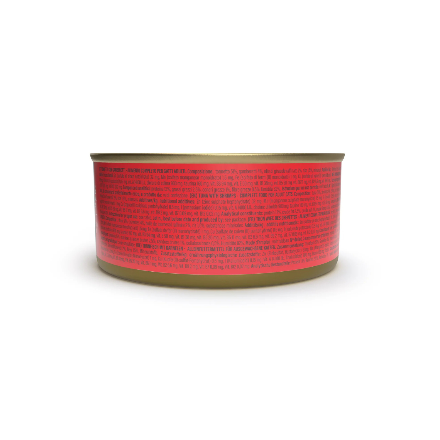 Schesir Complete & Balanced Nutrition Wet Cat Food in Jelly Can- Tuna With Shrimp 140g [MOQ:8pcs]