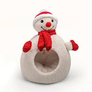 Seasopet Christmas Snowman Cat House 36x36x54 cm