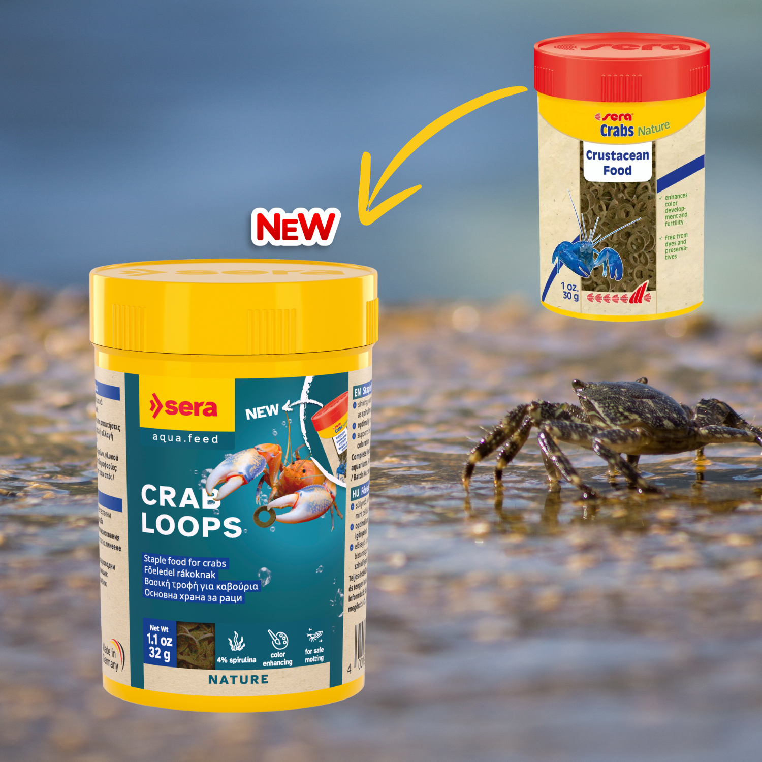 Sera Crabs Natural 100ml[Volume - 100ml]