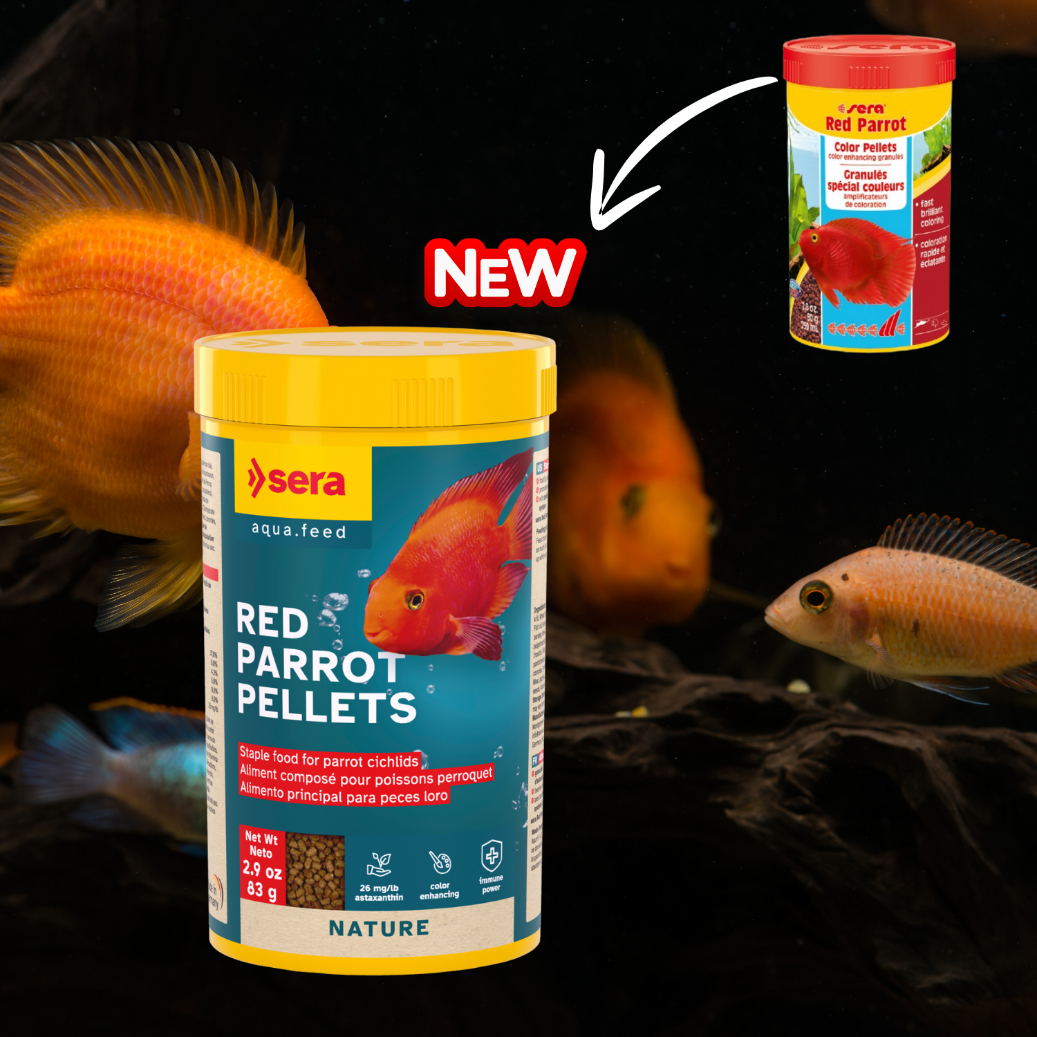Sera Red Parrot[Volume - 250ml]