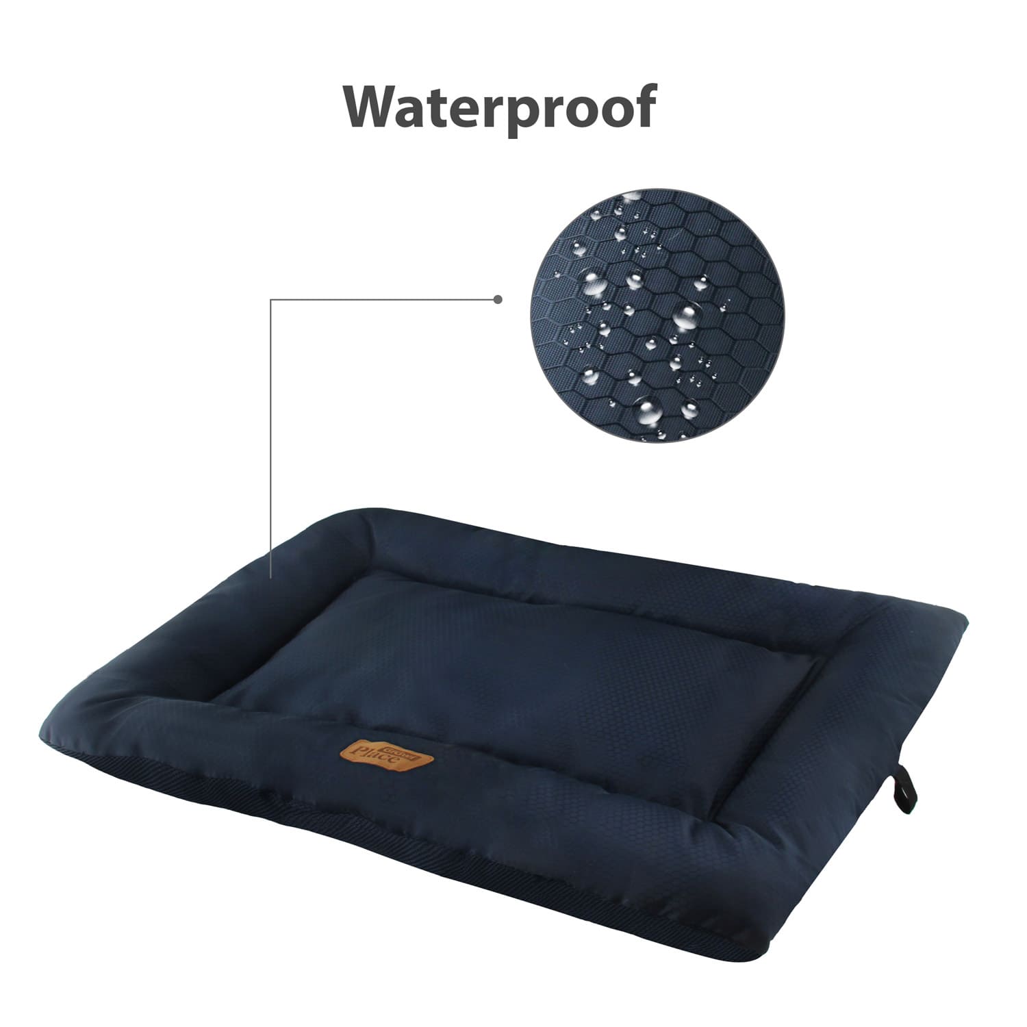 GiGwi Place Sweet Dreams Blue Soft Flat Mat - large