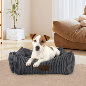 GiGwi Place Sweet Dreams Bolster Pet Bed – Square - small