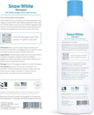 Synergy Labs Veterinary Formula Solutions Snow White Shampoo 17oz - 503ml
