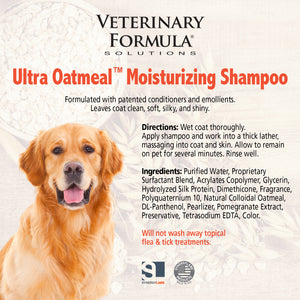 Synergy Labs Veterinary Formula Solutions Ultra Oatmeal Moisturizing Shampoo 17oz - 503ml