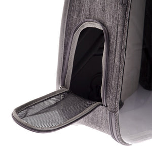 Transparent pet carrier backpack