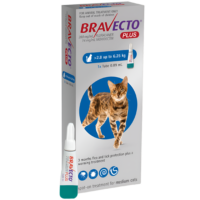 Bravecto PLUS for Medium Cats 250mg (2.8-6.25kg)