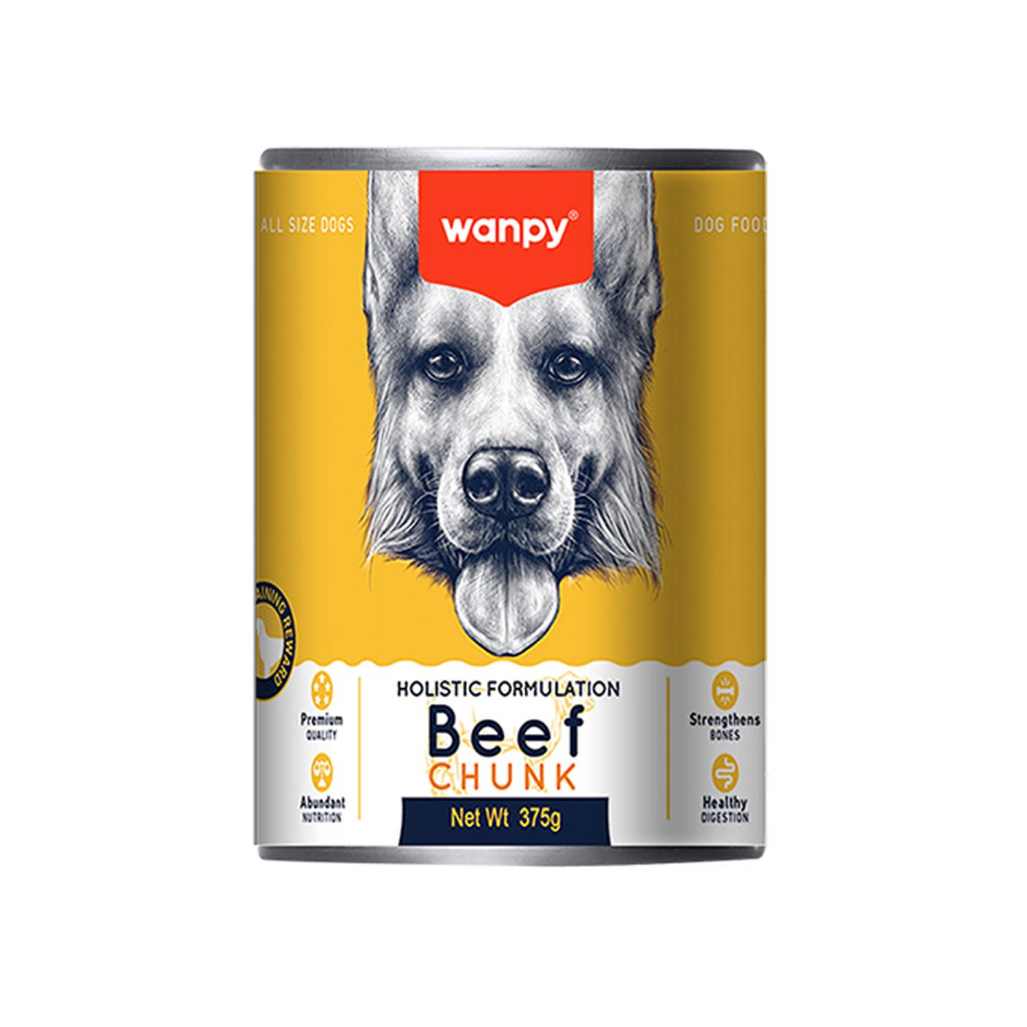 WANPY Holistic Formulation – Beef Chunk 375g