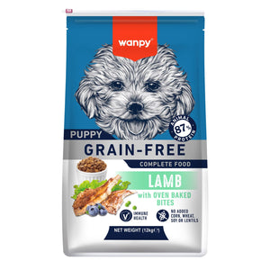 WANPY Grain Free Complete Food For Puppy – Lamb Recipe - 1.5Kg