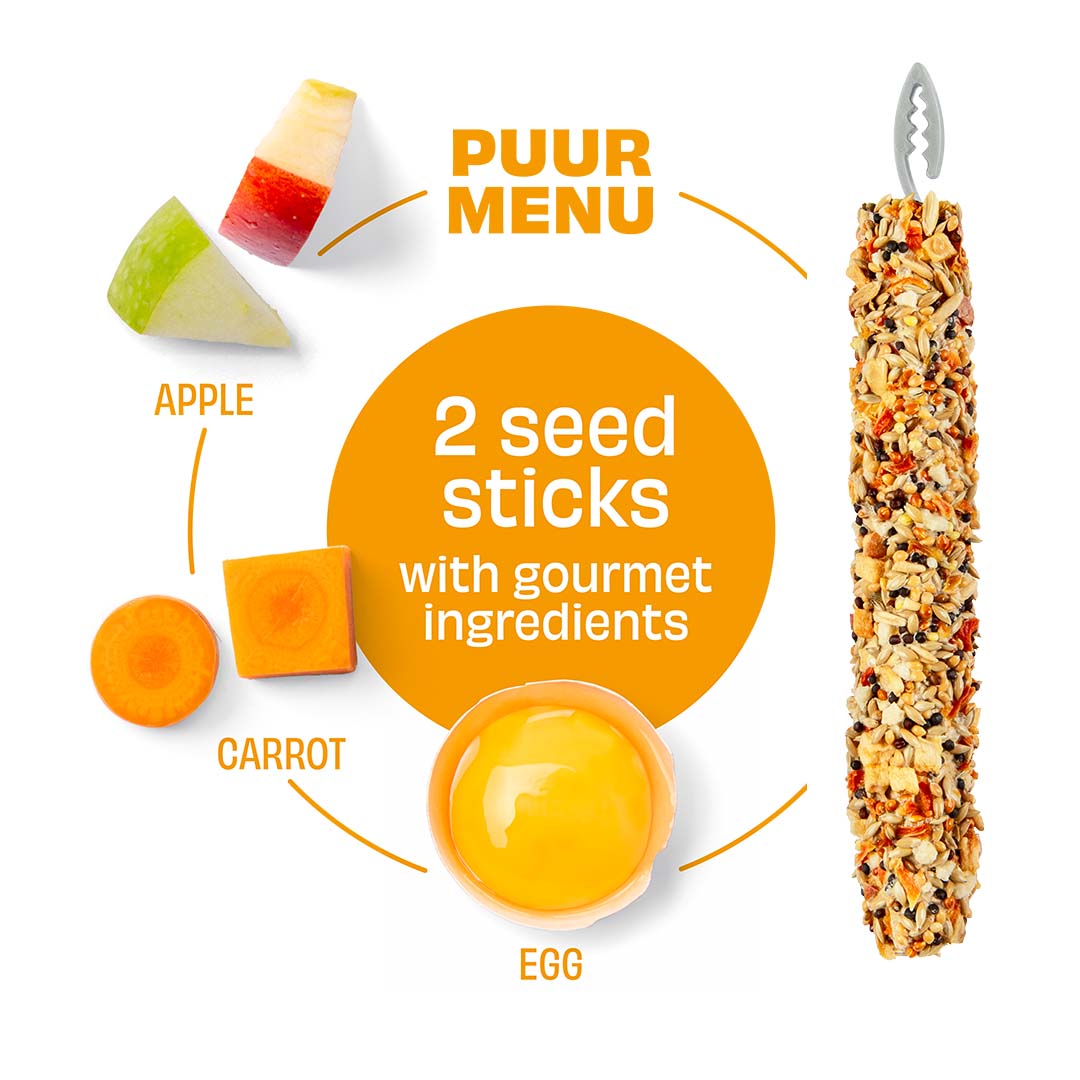 Witte Molen Puur Sticks With Apple & Carrot  For Canary -  [Weight - 60g]