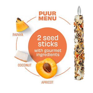 Witte Molen Puur Sticks With  Papaya & Apricot For Lovebird - [Weight - 170g]