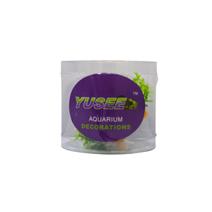 Yusee Aquarium Decorations - Artificial Plant 70605B-3 [Height:3"]
