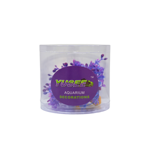 Yusee Aquarium Decorations - Artificial Plant YS-70404A-4 [Height:4"]
