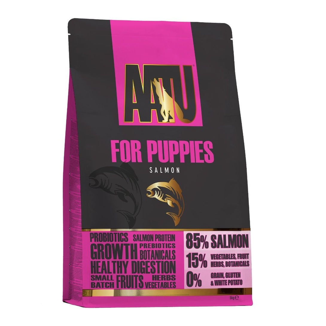 AATU For Puppies Salmon Dry Puppy Food - 5kg - Shopivet.com