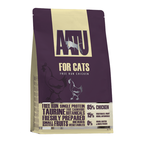 AATU Free Run Chicken Dry Cat Food 3kg - 3kg - Shopivet.com