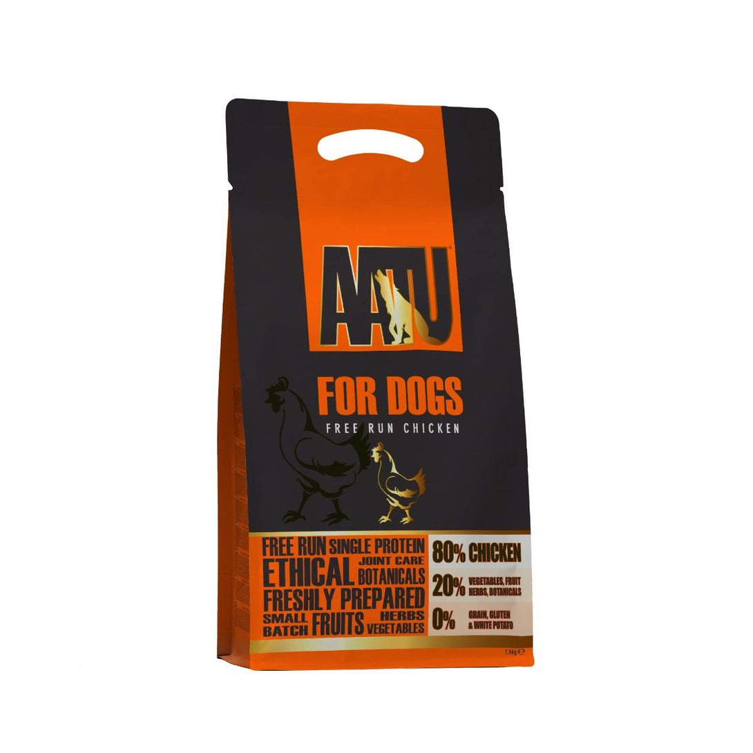 AATU Free Run Chicken Dry Dog Food - 10kg - Shopivet.com