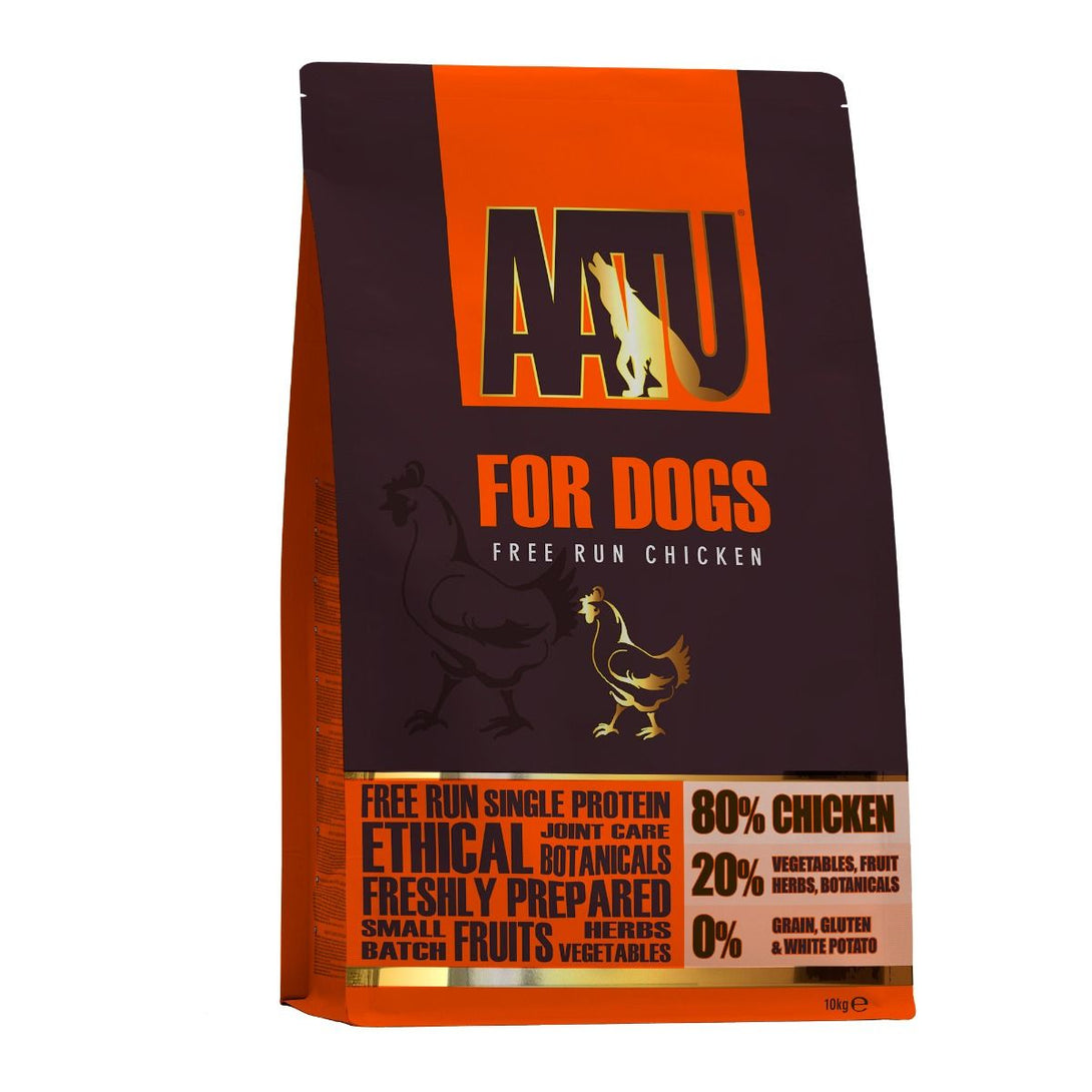 AATU Free Run Chicken Dry Dog Food - 10kg - Shopivet.com