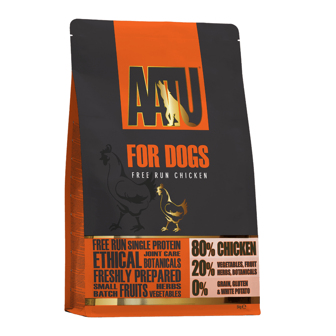 AATU Free Run Chicken Dry Dog Food - 5kg - Shopivet.com