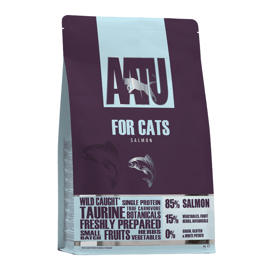 AATU Free Run Salmon Dry Cat Food 3kg - 3kg - Shopivet.com