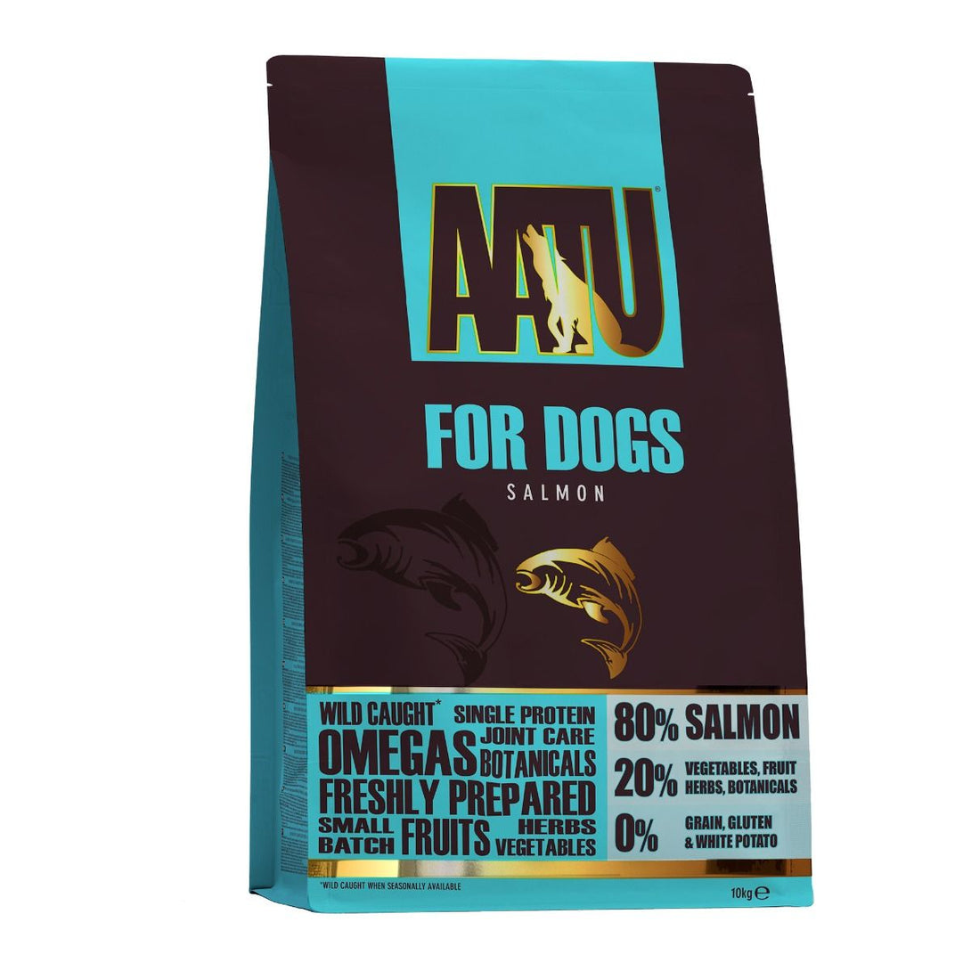 AATU Free Run Salmon Dry Dog Food - 10kg - Shopivet.com