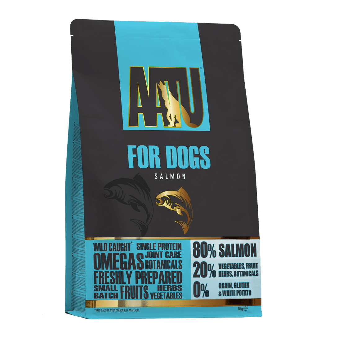 AATU Free Run Salmon Dry Dog Food - 5kg - Shopivet.com
