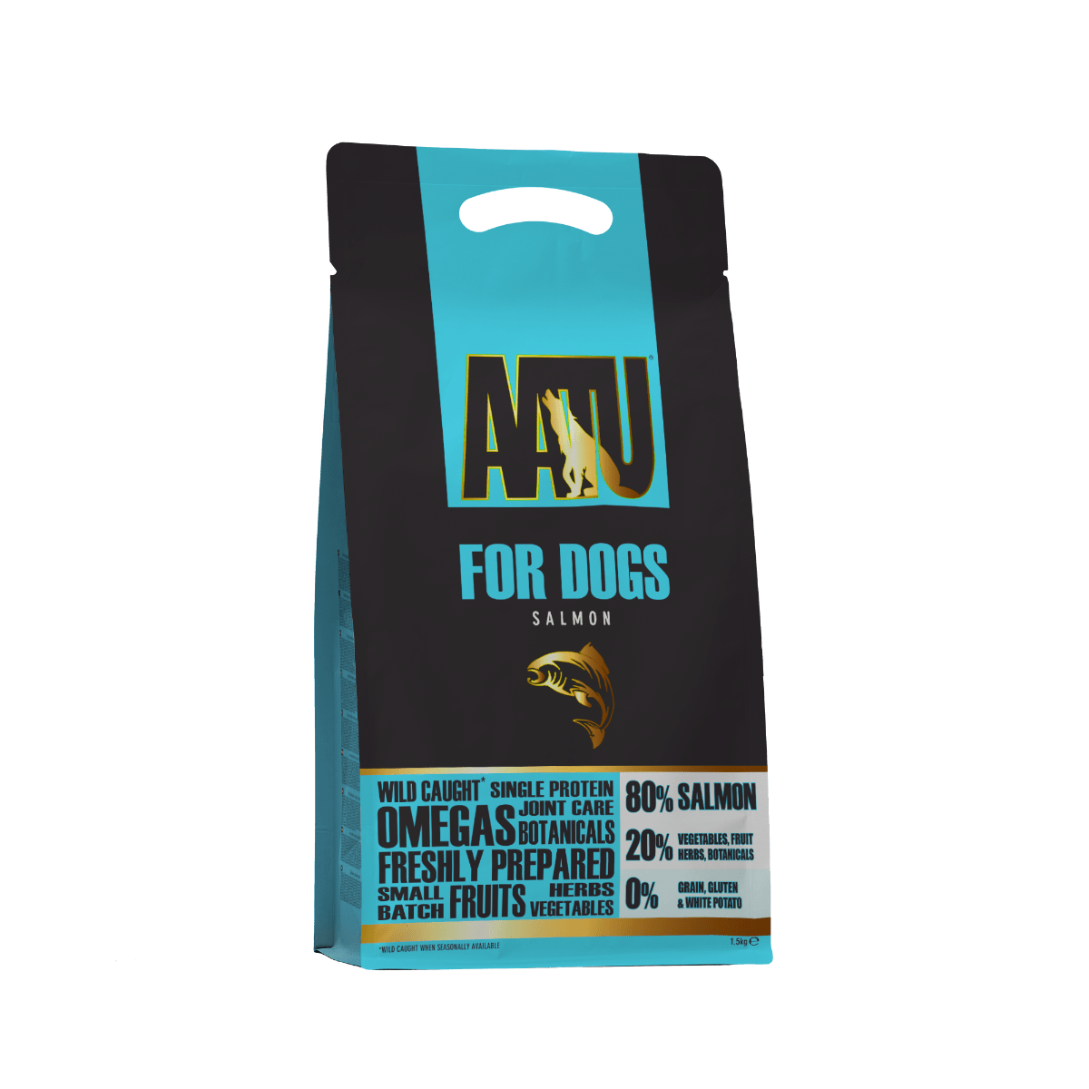 AATU Free Run Salmon Dry Dog Food - 5kg - Shopivet.com