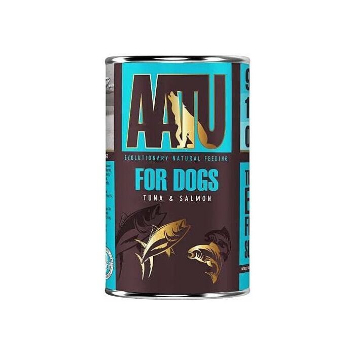 AATU Tuna & Salmon Wet Dog Food 400g - 400g - Shopivet.com