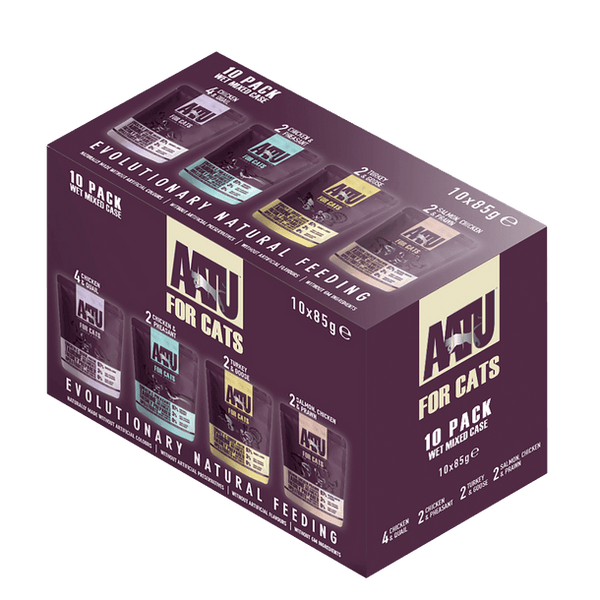 AATU Wet Cat Food Multipack 10x85g - 85g - Shopivet.com