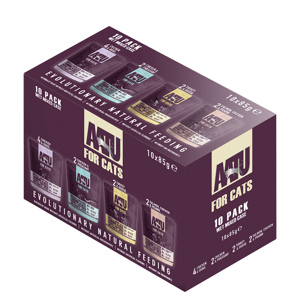 AATU Wet Cat Food Multipack 10x85g - 85g - Shopivet.com