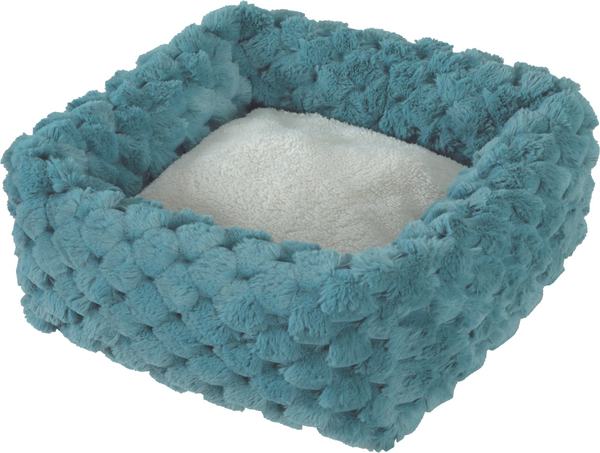 Abelha Squared Pet Bed Blue