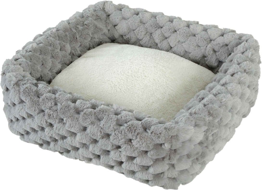 Abelha Squared Pet Bed Grey, XLarge