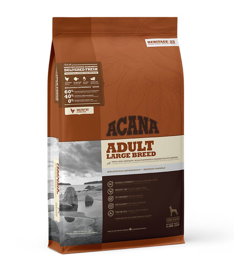 Acana Adult Large Breed Recipe Dry Dog Food - 11.4KG - Shopivet.com