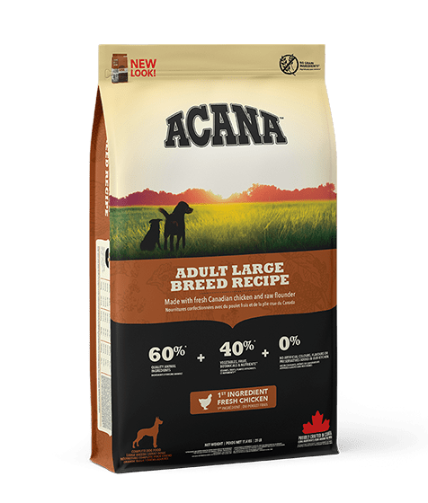 Acana Adult Large Breed Recipe Dry Dog Food - 11.4KG - Shopivet.com