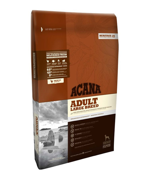 Acana Adult Large Breed Recipe Dry Dog Food - 11.4KG - Shopivet.com