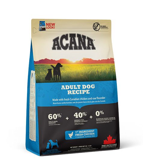 Acana Adult Recipe Dry Dog Food - 11.4kg - Shopivet.com