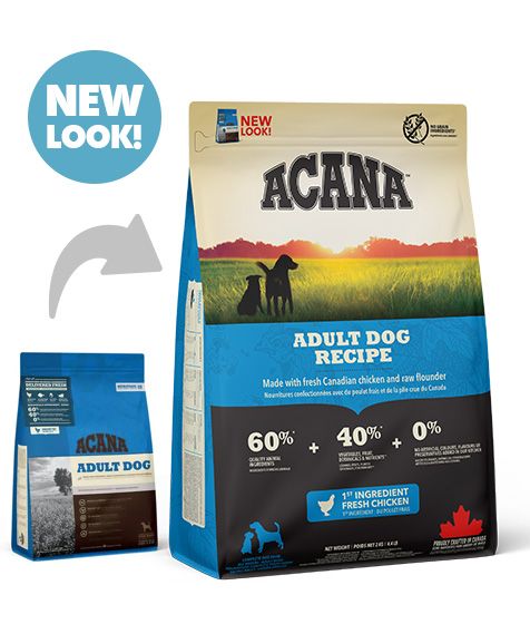 Acana Adult Recipe Dry Dog Food - 11.4kg - Shopivet.com