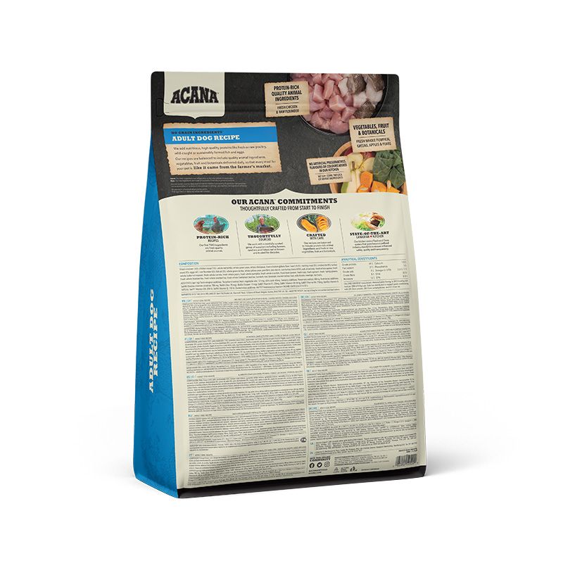 Acana Adult Recipe Dry Dog Food - 11.4kg - Shopivet.com