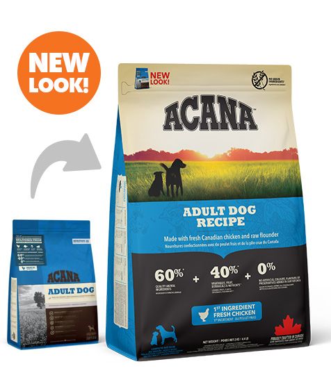 Acana Adult Recipe Dry Dog Food - 11.4kg - Shopivet.com
