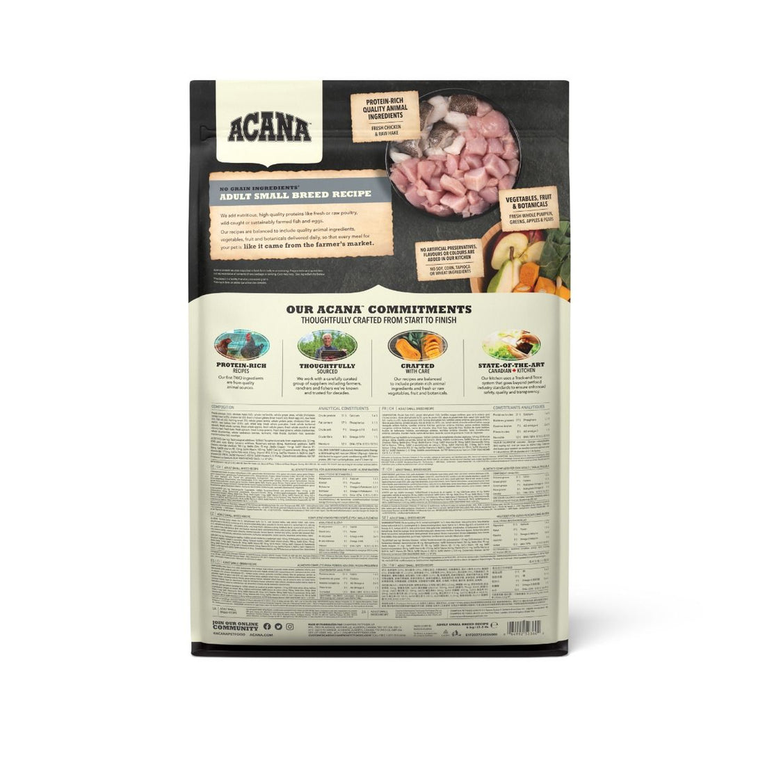Acana Adult Small Breed Recipe Dry Dog Food - 2kg - Shopivet.com