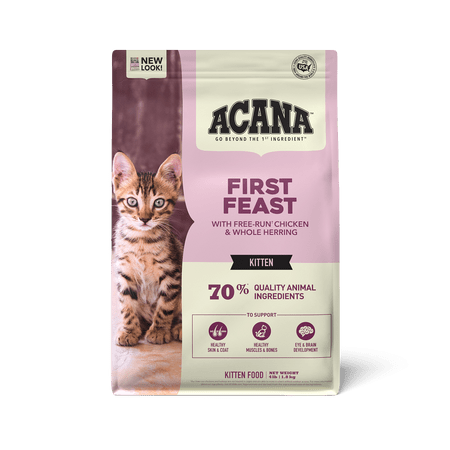 Acana Chicken with Herring First Feast Kitten Dry Cat Food 1.8kg - 1.8kg - Shopivet.com