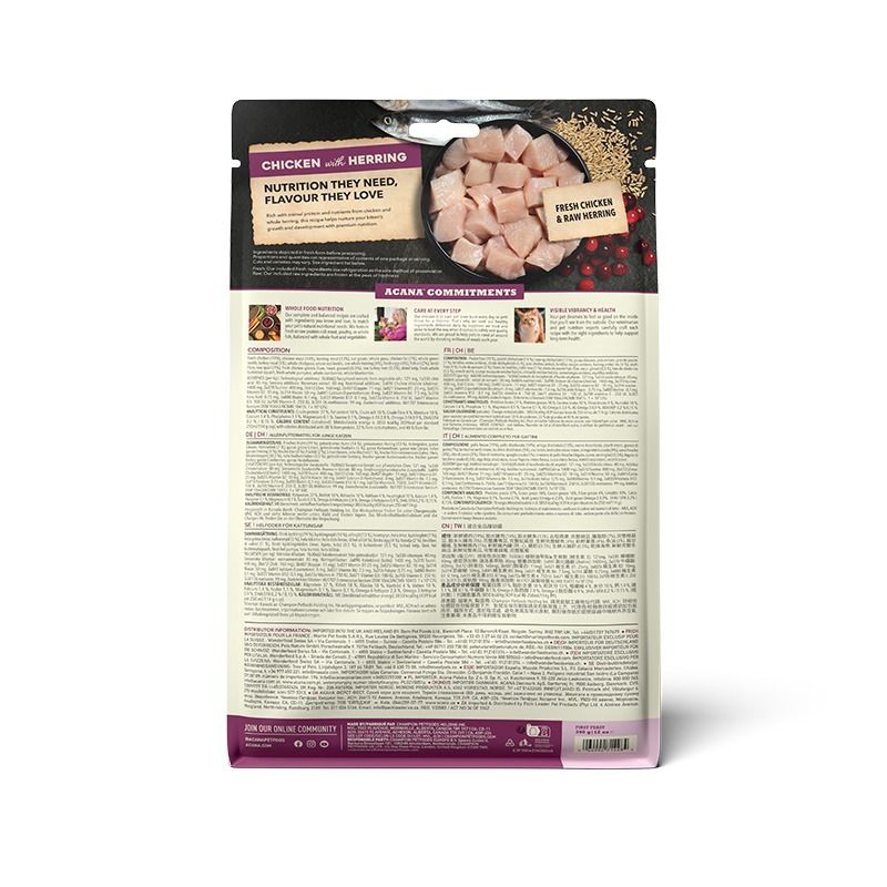 Acana Chicken with Herring First Feast Kitten Dry Cat Food 1.8kg - 1.8kg - Shopivet.com