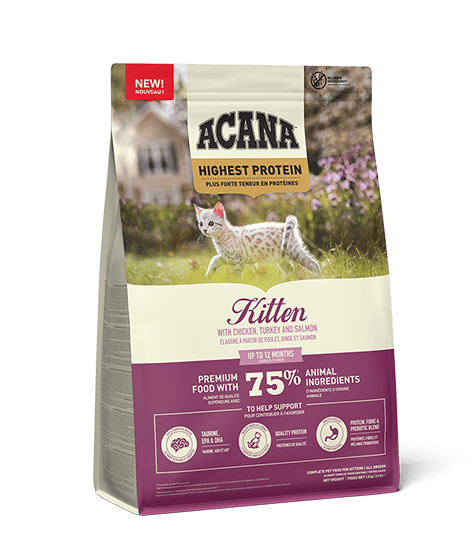 Acana Highest Protein Grain - Free Complete Kitten Dry Food 1.8kg - 1.8kg - Shopivet.com