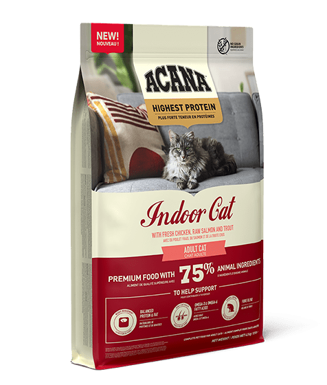 Acana Highest Protein Indoor Cat Adult Cat Dry Food - 4.5kg - Shopivet.com