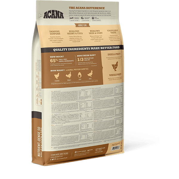 Acana Homestead Harvest Free - Run Chicken & Turkey Adult Dry Cat Food - 1.8kg - Shopivet.com