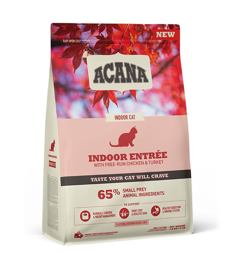 Acana Indoor Entree Adult Dry Cat Food - 1.8KG - Shopivet.com